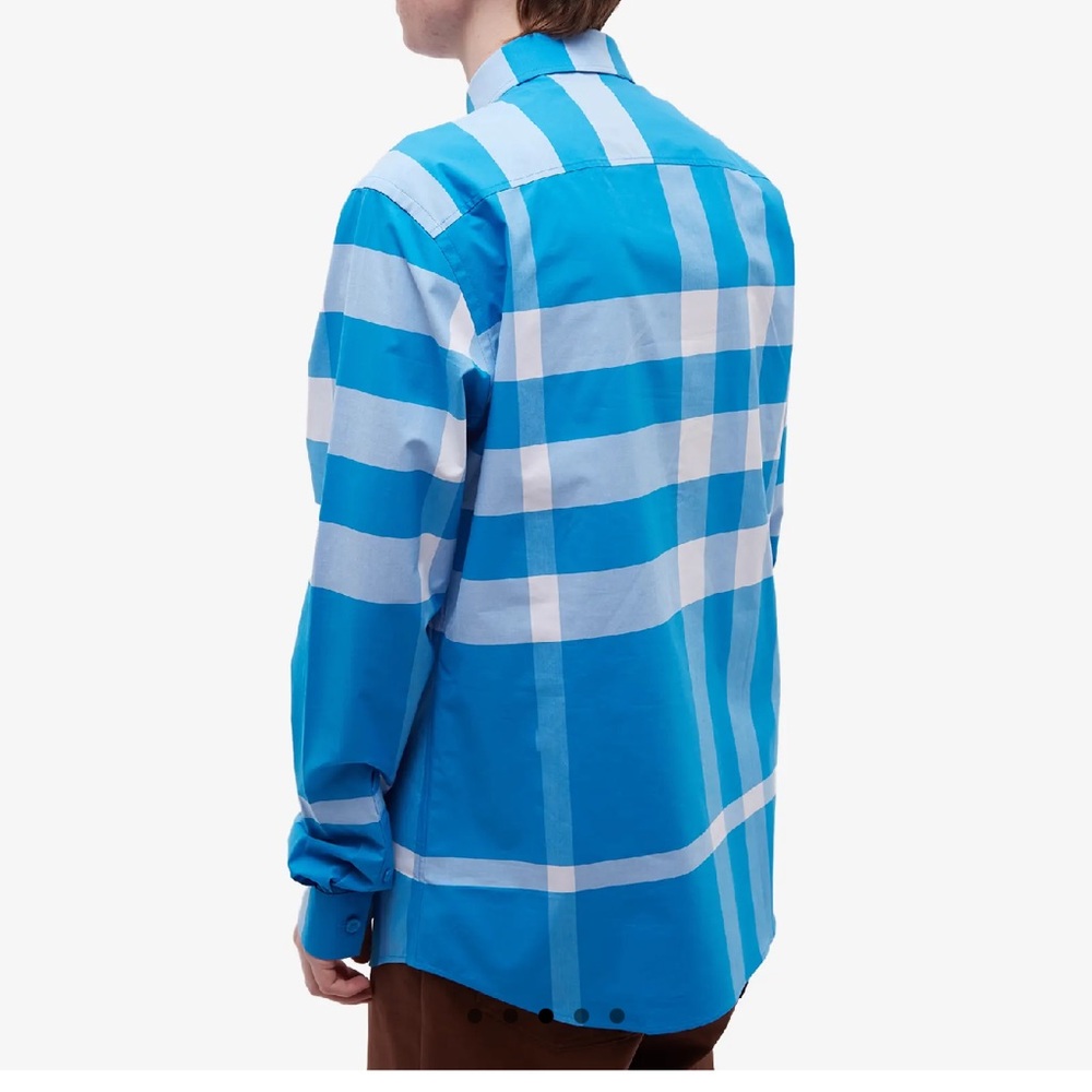 Men’s Burberry Checkered Button Down Shirt